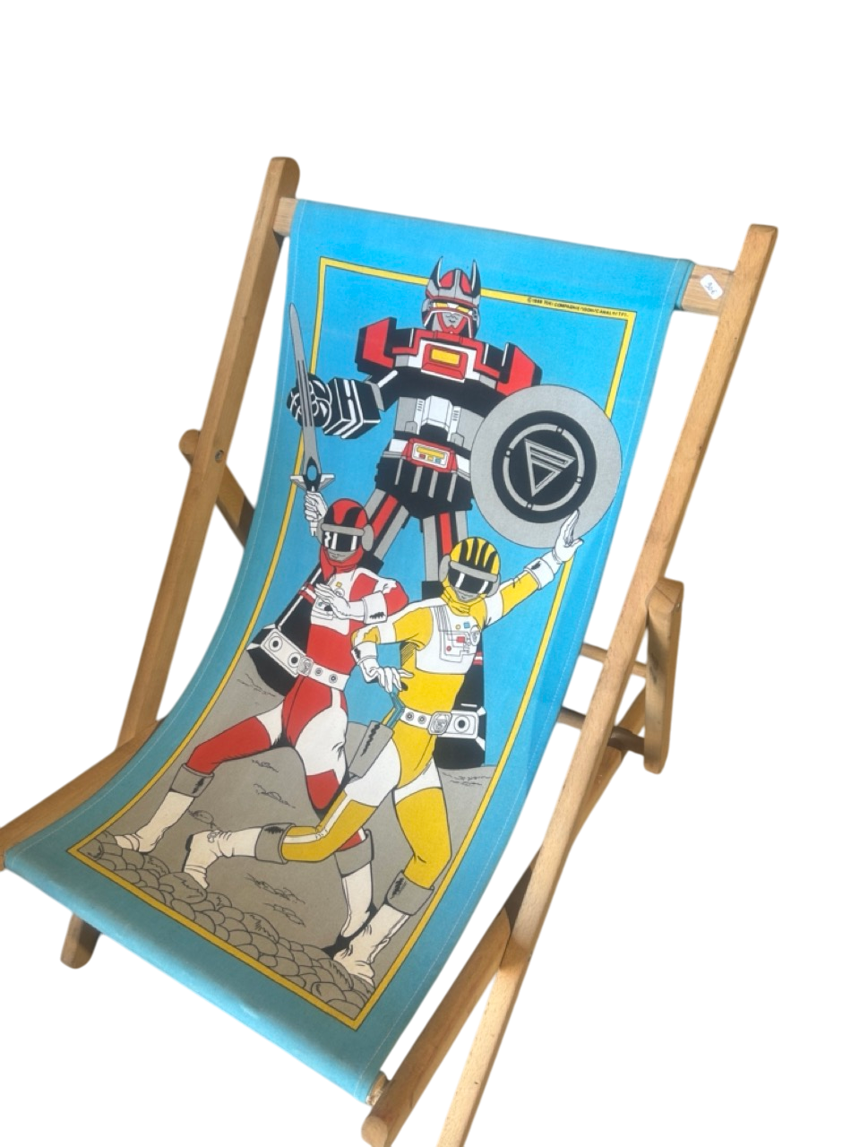Chaise longue vintage Power Rangers