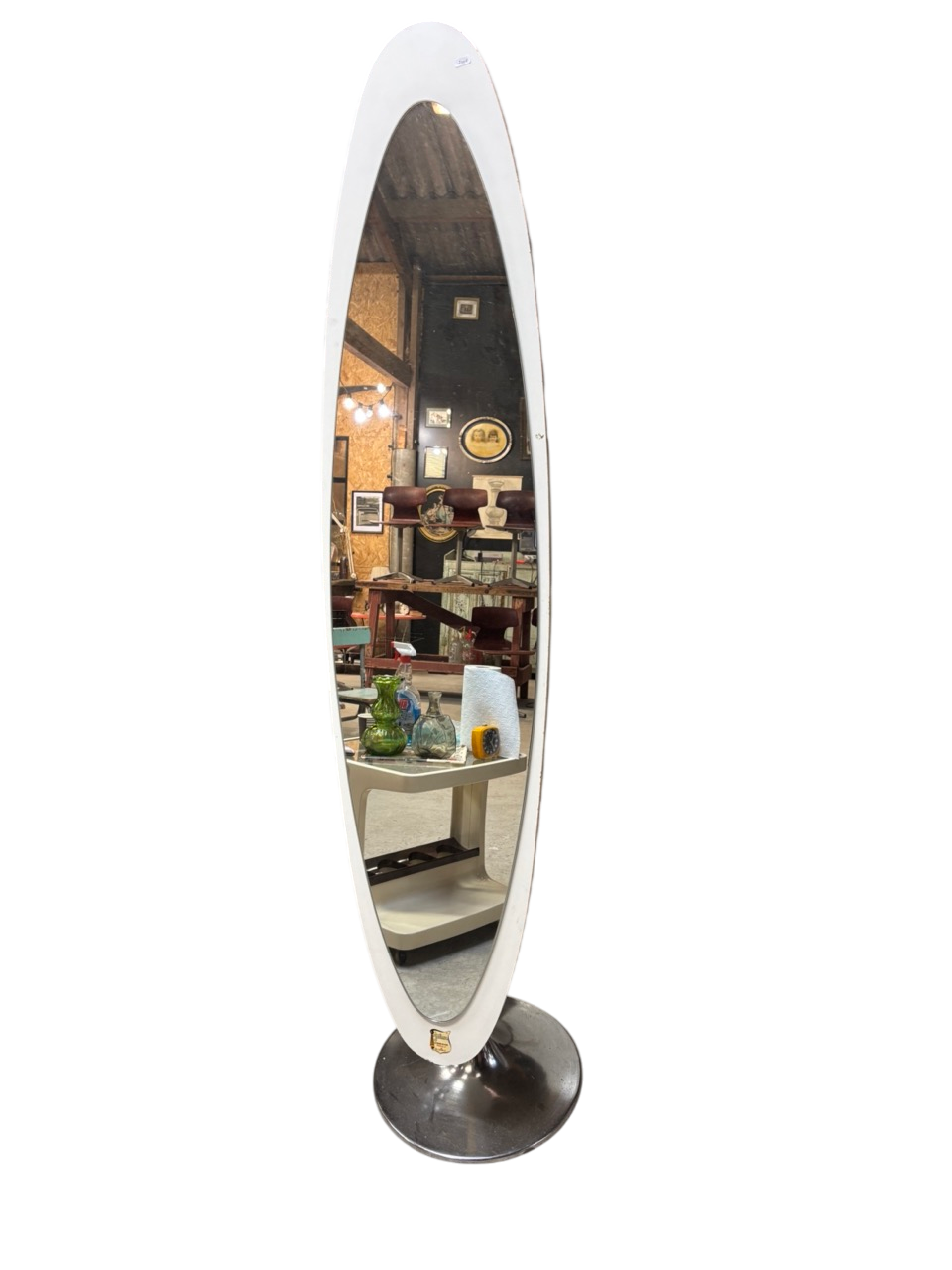 Miroir sur pied vintage