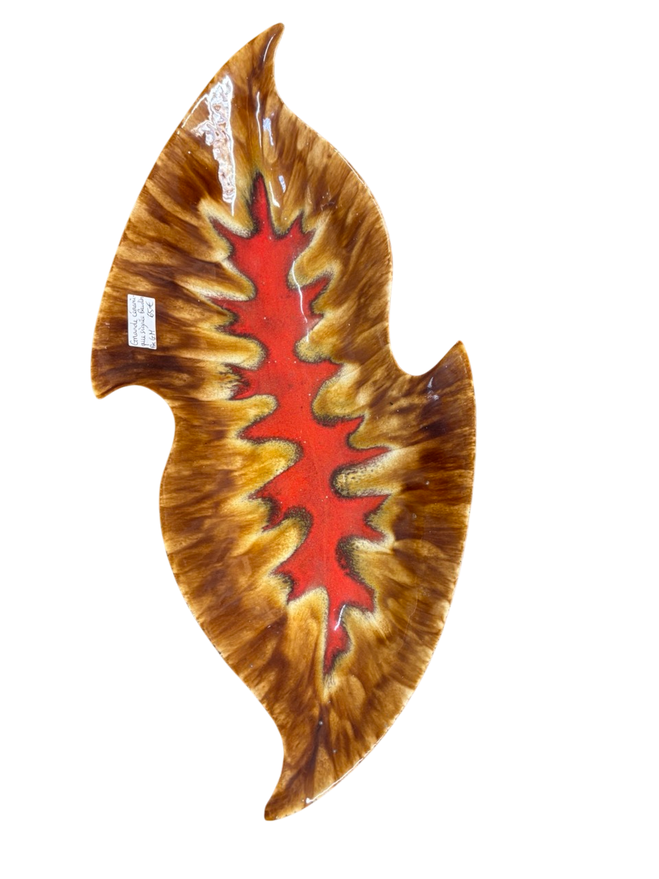 Plat en céramique vintage