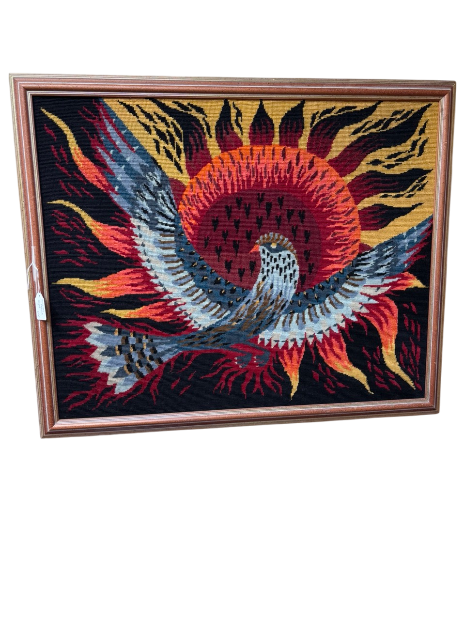 Tapisserie phénix signée