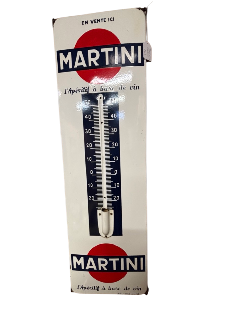 thermomètre géant Martini