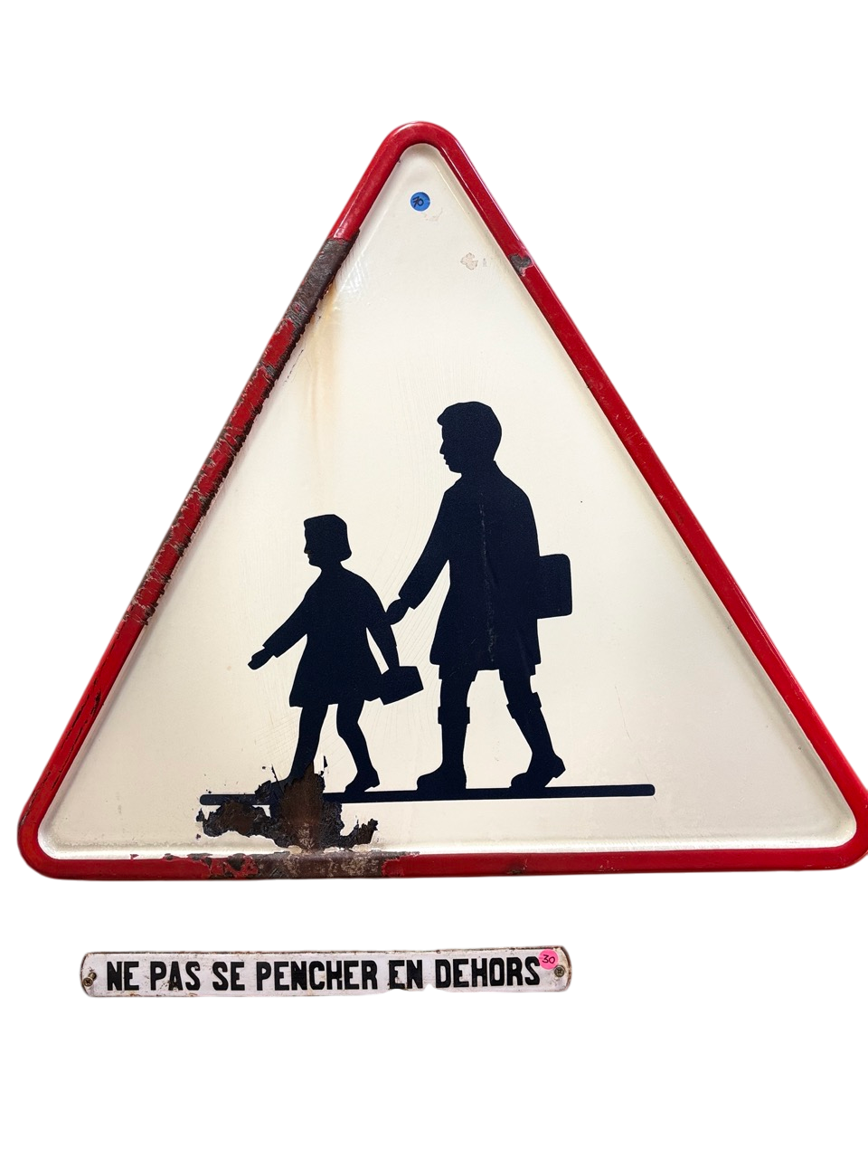 Plaque de signalisation vintage