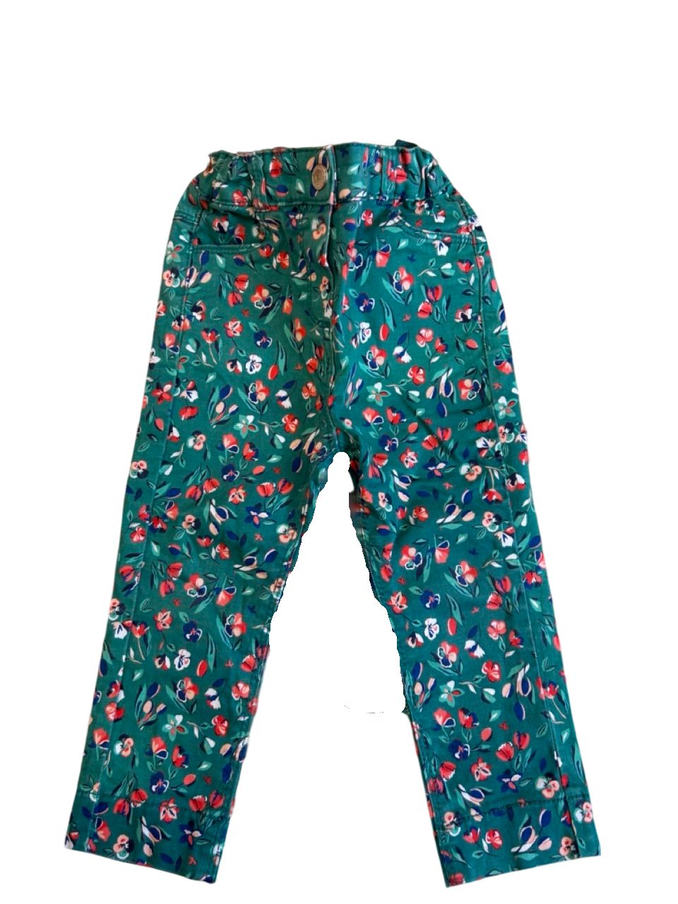 Pantalon bébé fleuri 18 mois