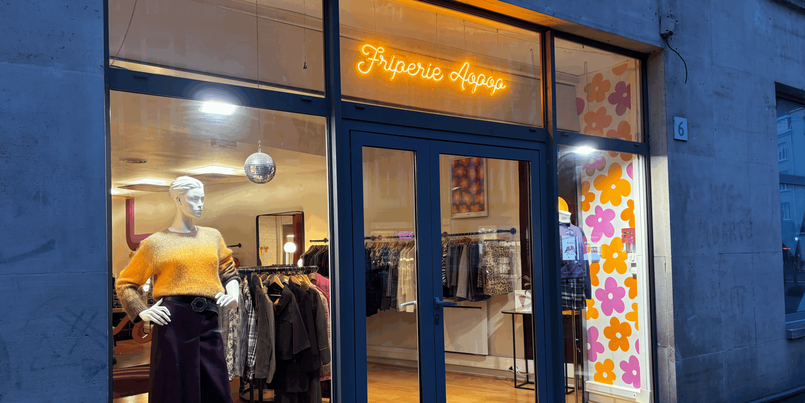 boutique friperie AOPOP à Lille