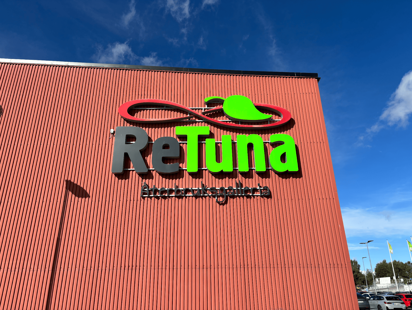 Retuna centre commercial de seconde main en Suède