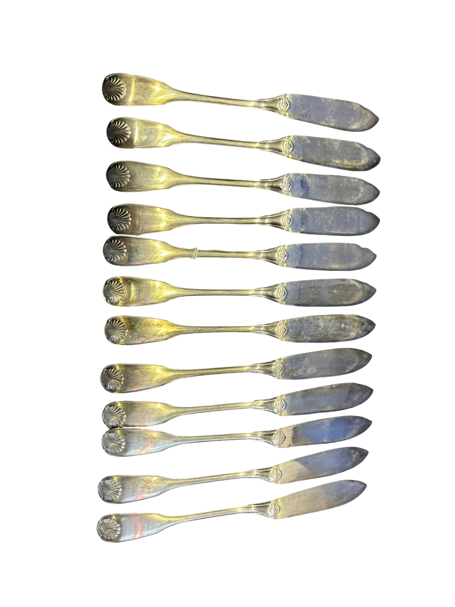 Série de couvert à poisson Christophe modèle vendôme