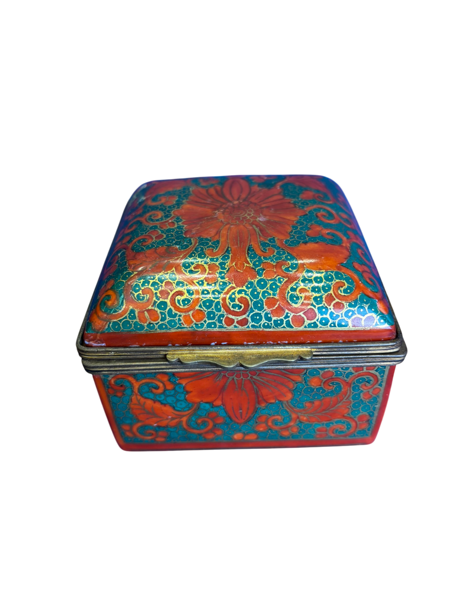 Boîte décorative en céramique