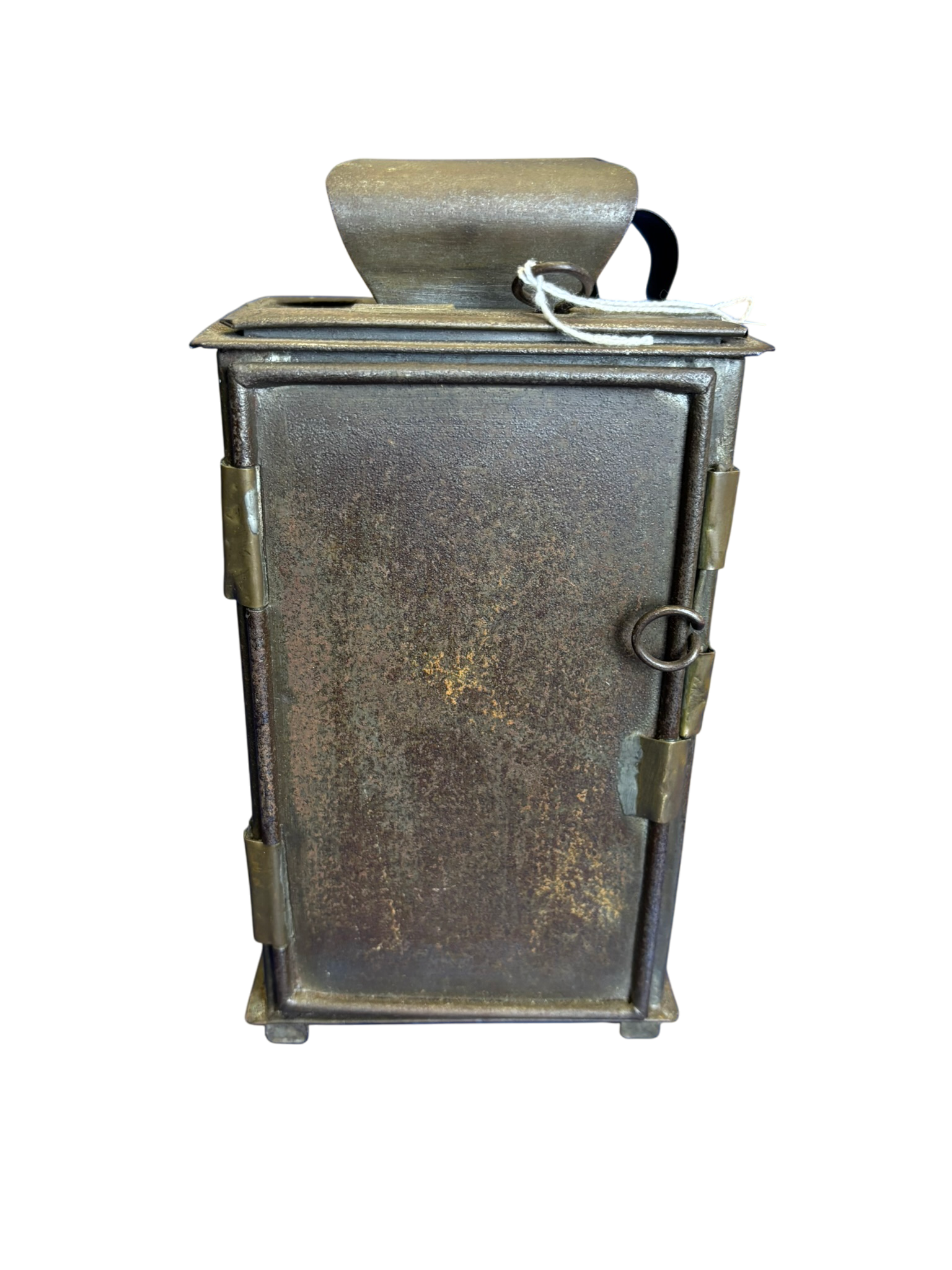 Lanterne sourde en métal vintage