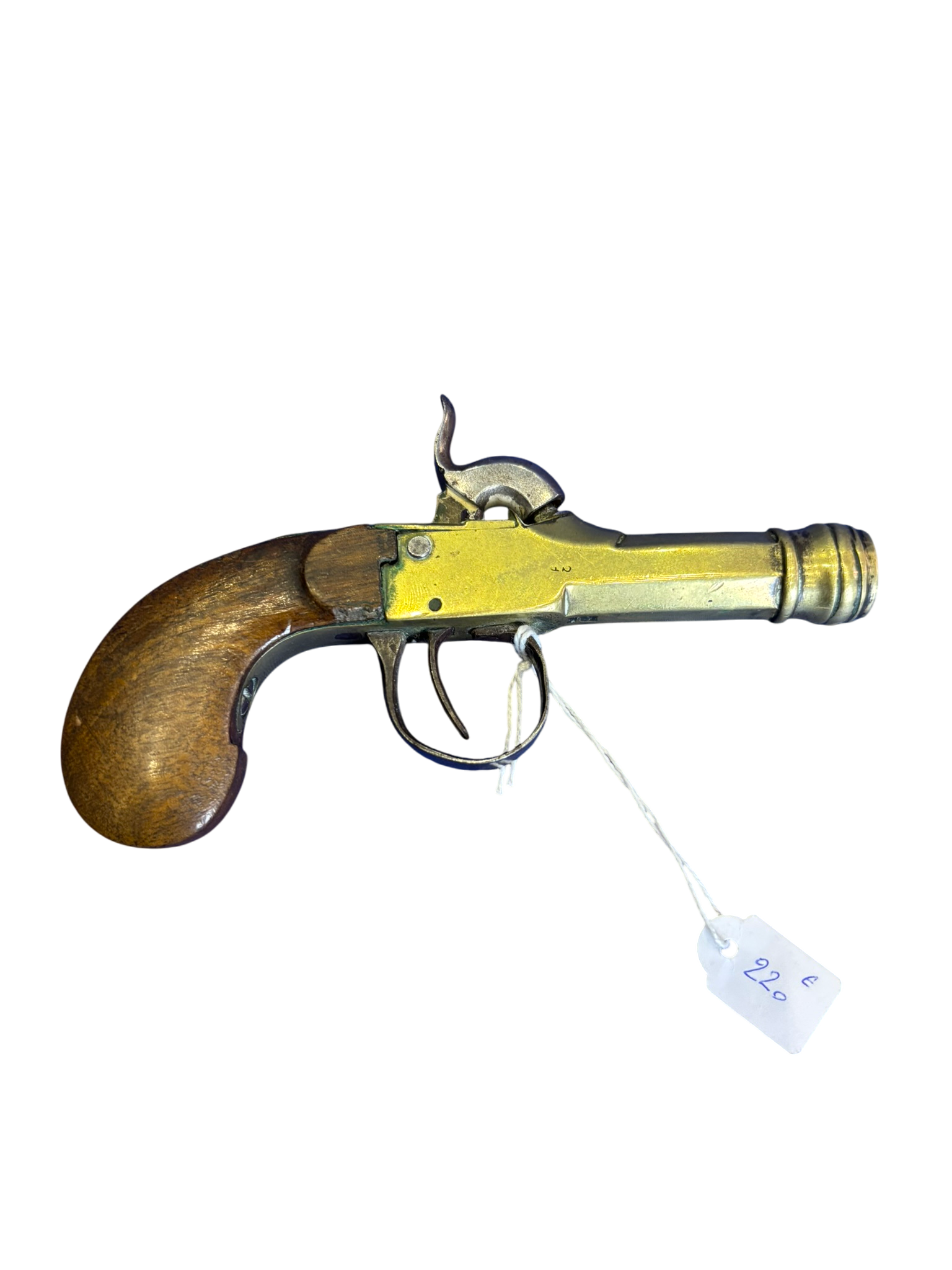 Pistolet de poche bronze