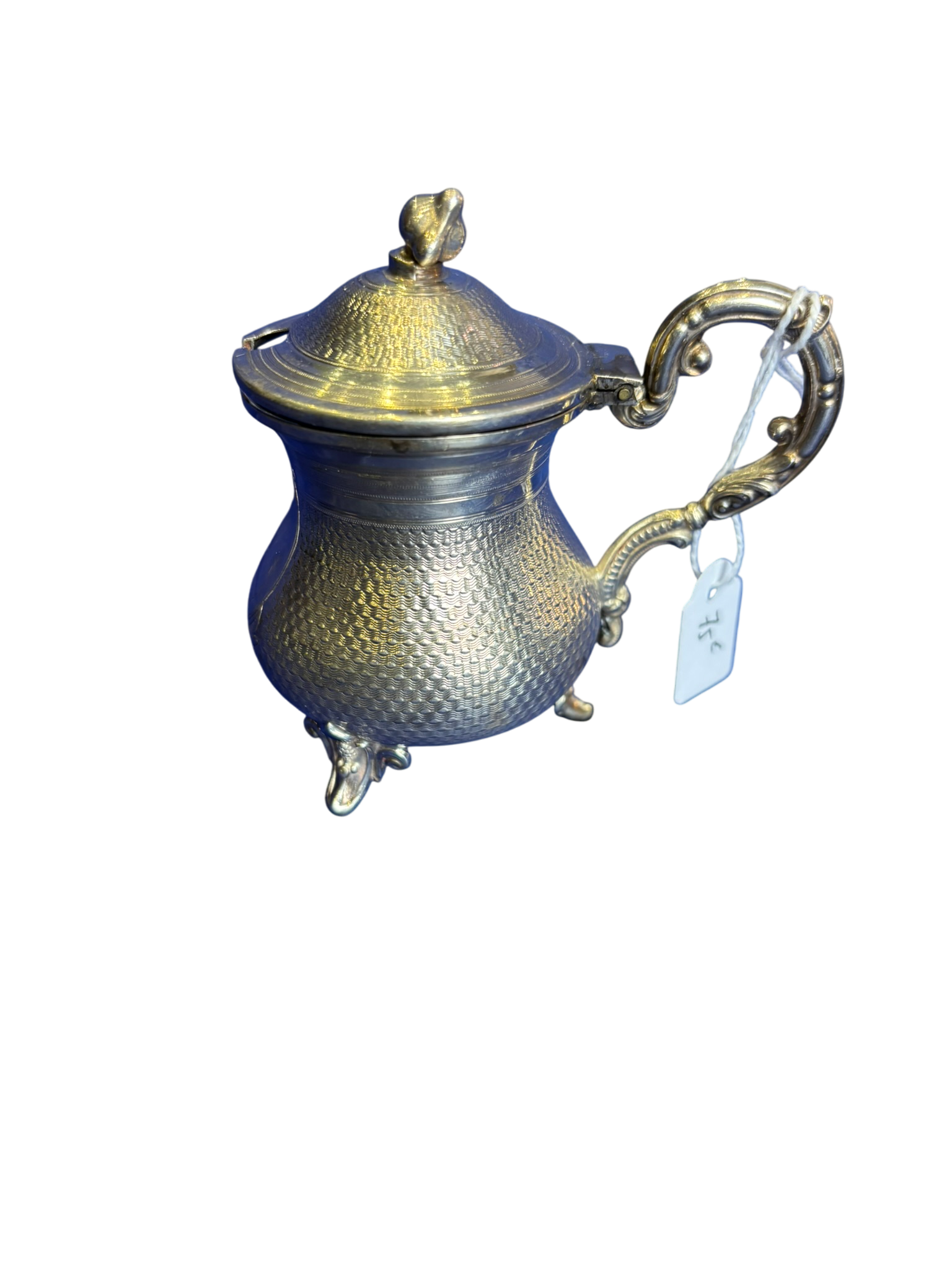 Moutardier argent massif 53,7g