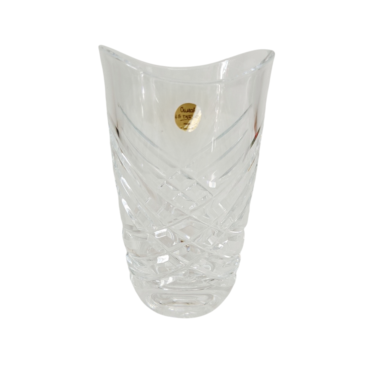 Vase en cristal G. DURAND