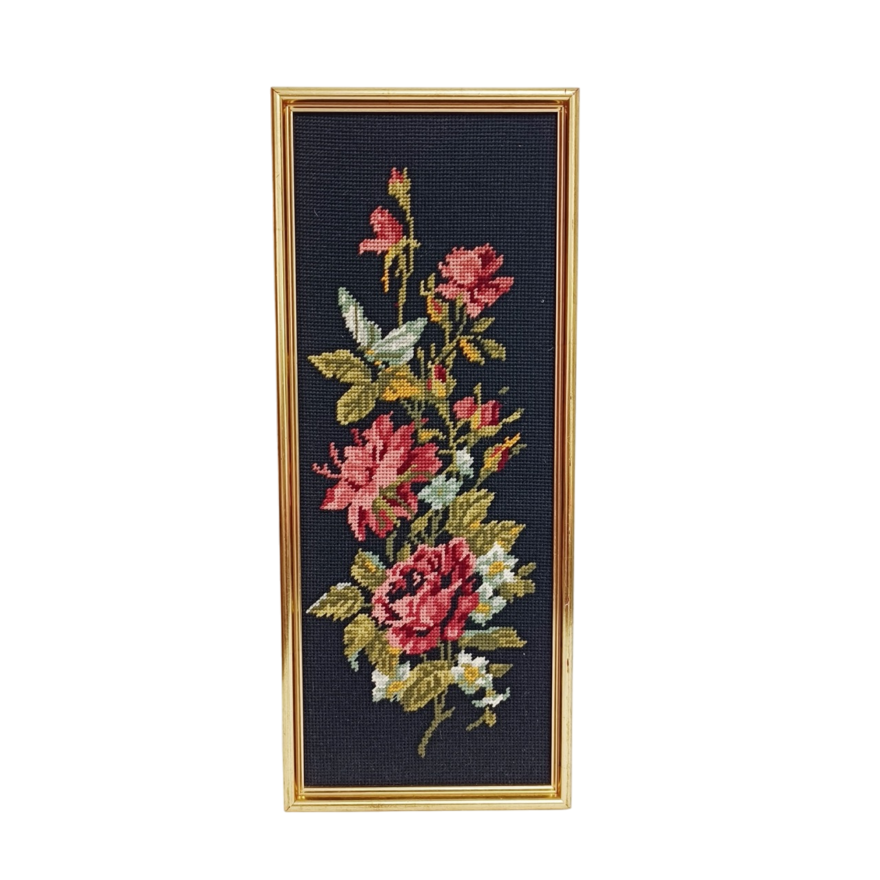 Tapisserie murale floral broderie