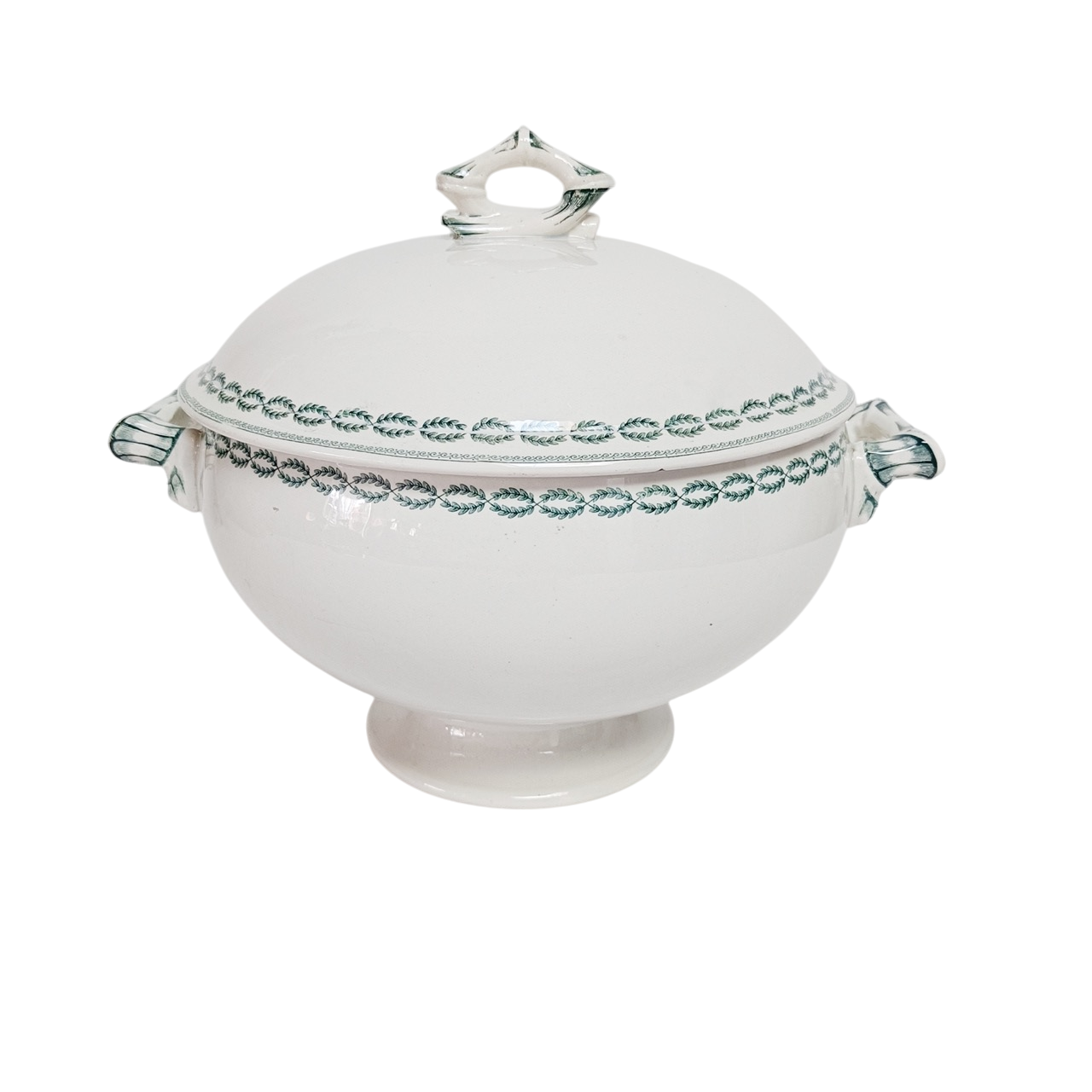 Soupière terre de fer Sarreguemines u&C