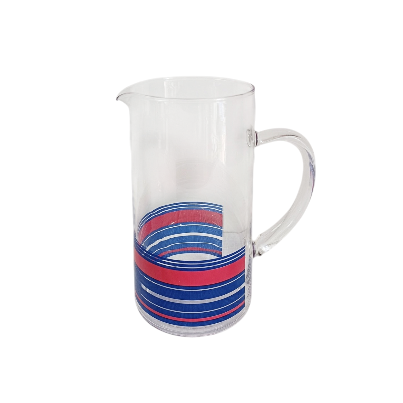 Carafe en verre colorée