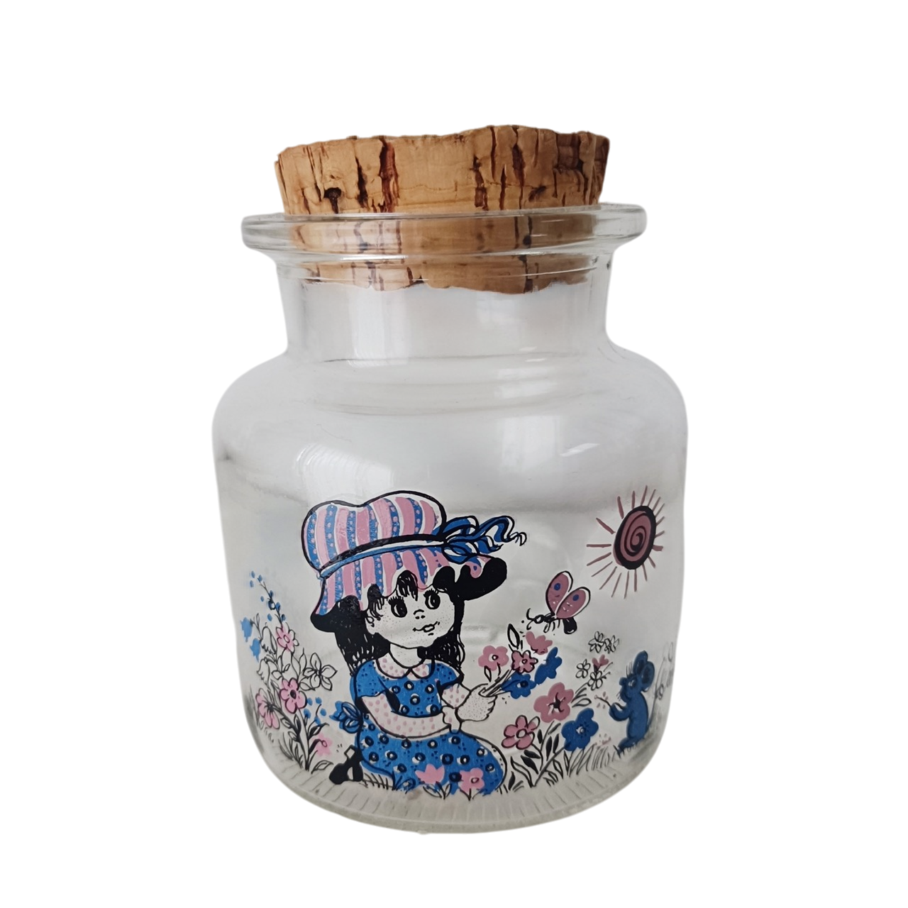 lot de 2 Pots en verre avec leurs bouchons en liège