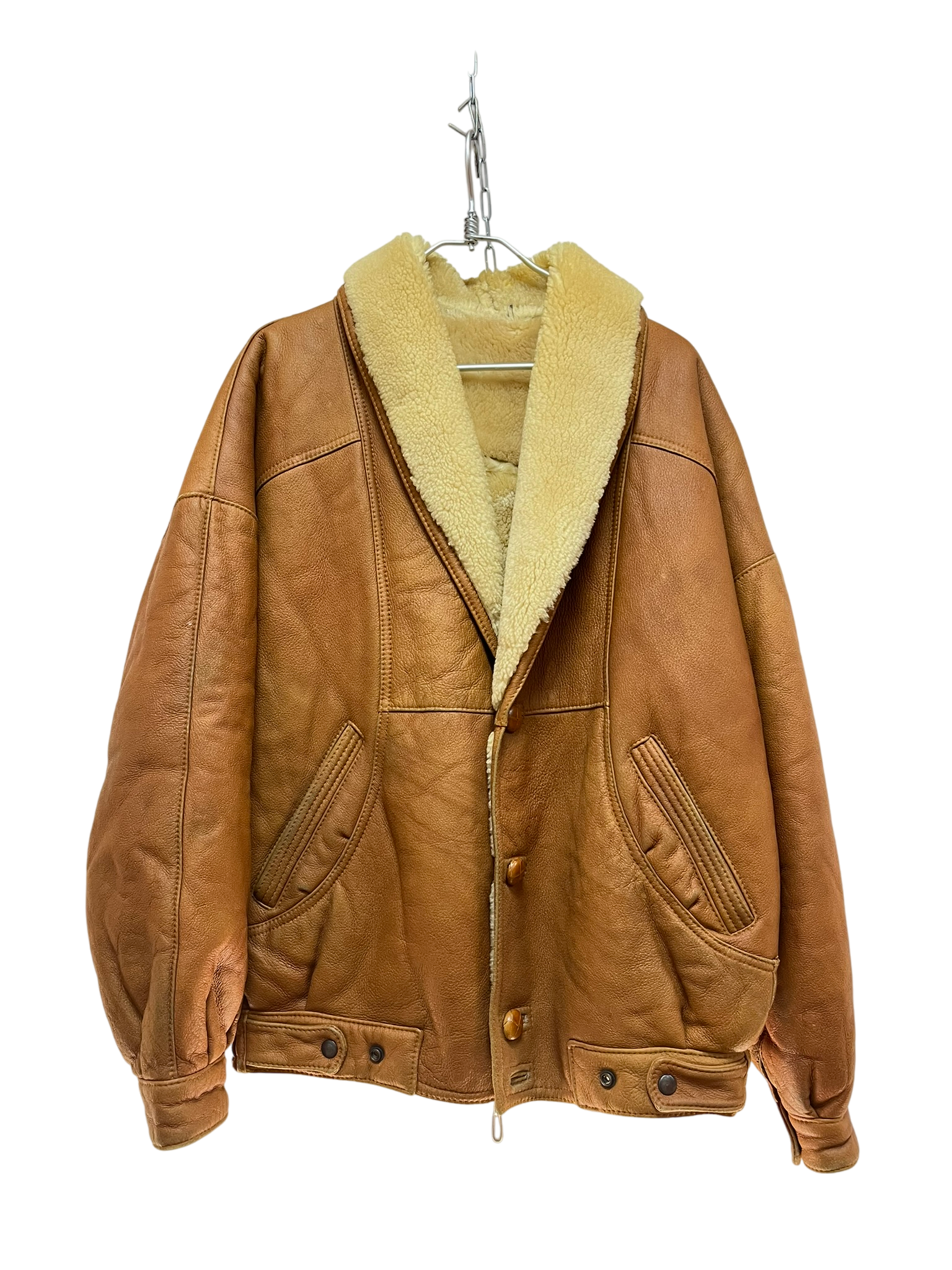 Veste en cuir vintage