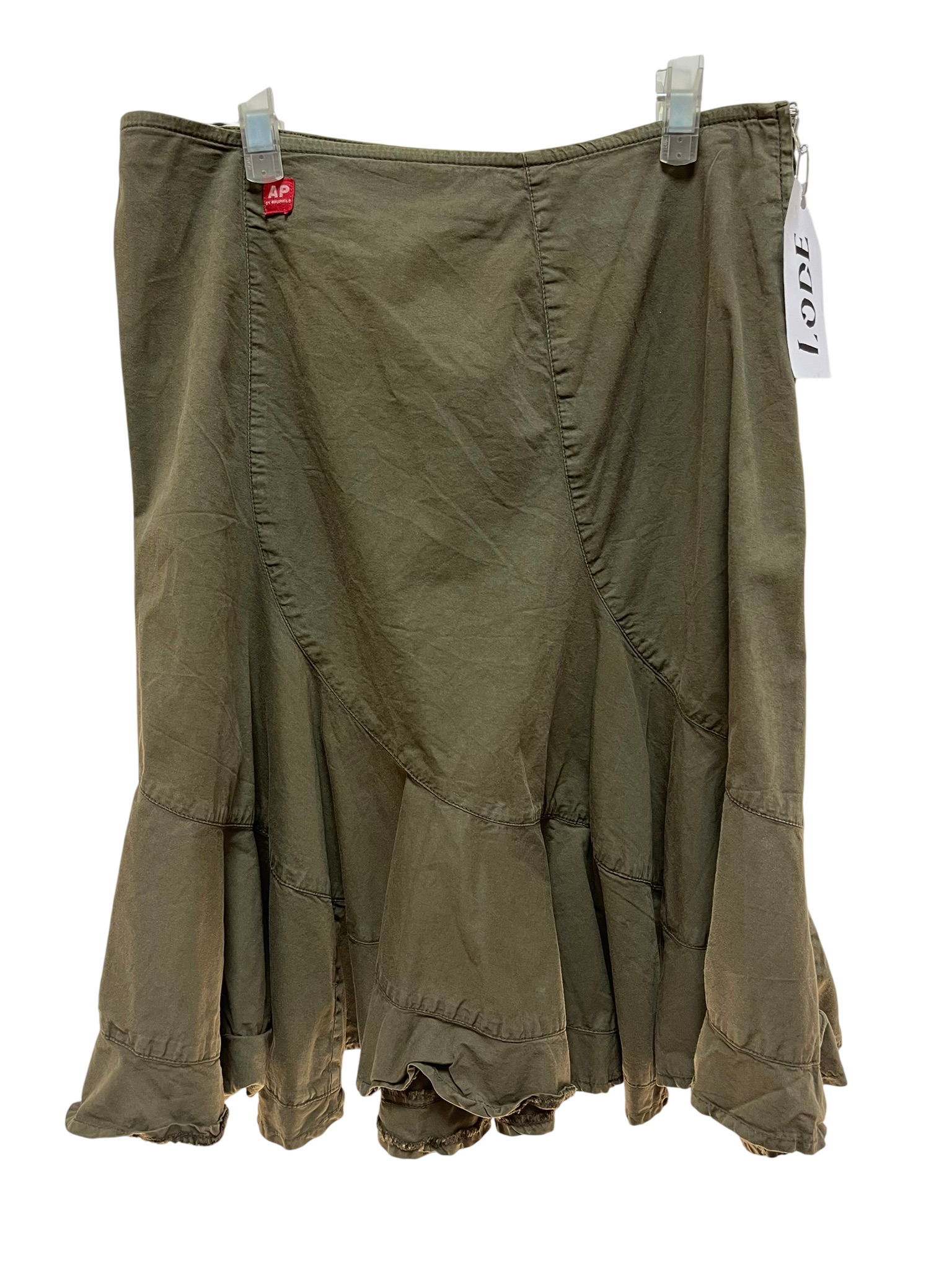 Jupe en coton Kaki AP by Brumils Taille 40