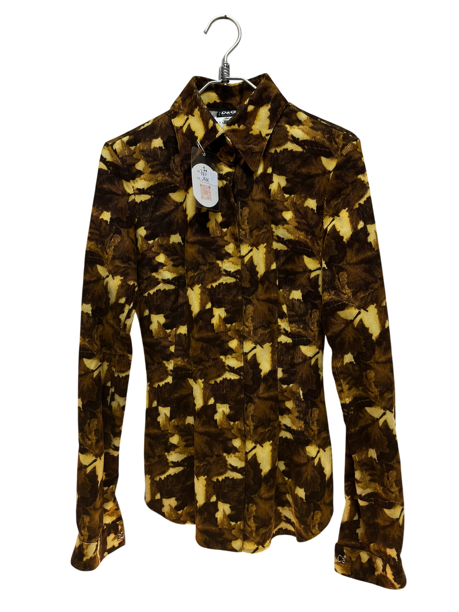 Chemise en velours côtelé D&G