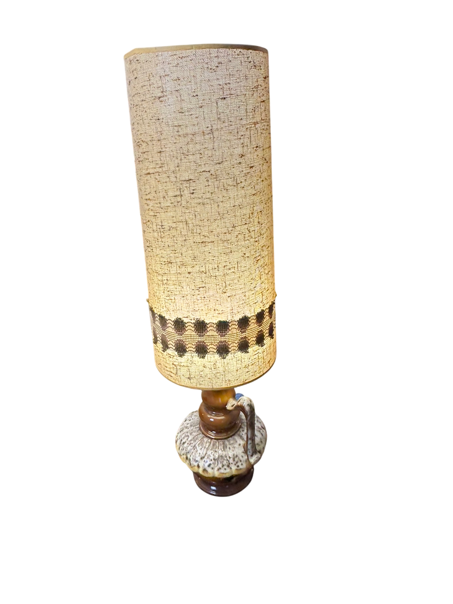 Lampe vintage en céramique