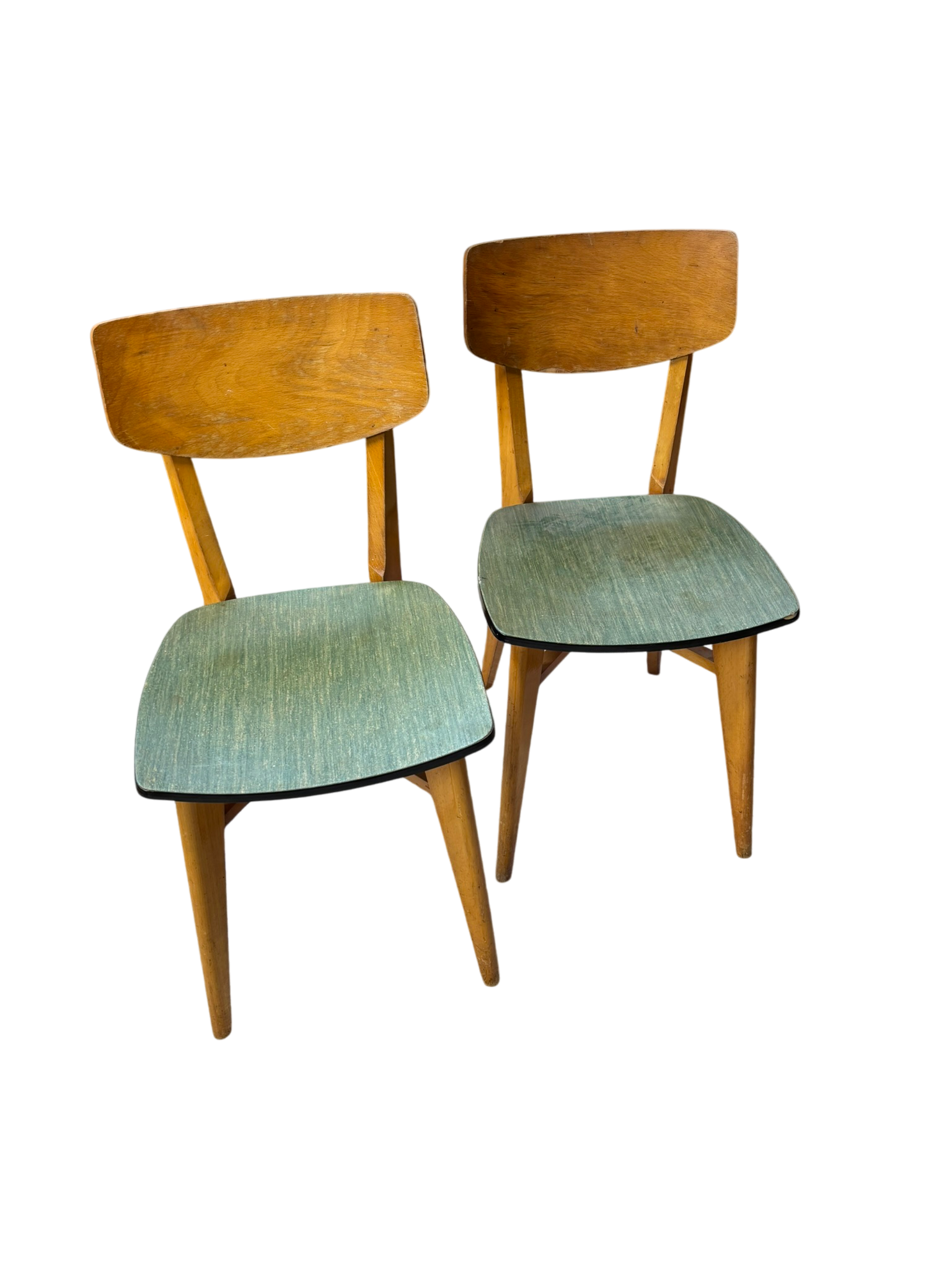 2 Chaises vintage en bois