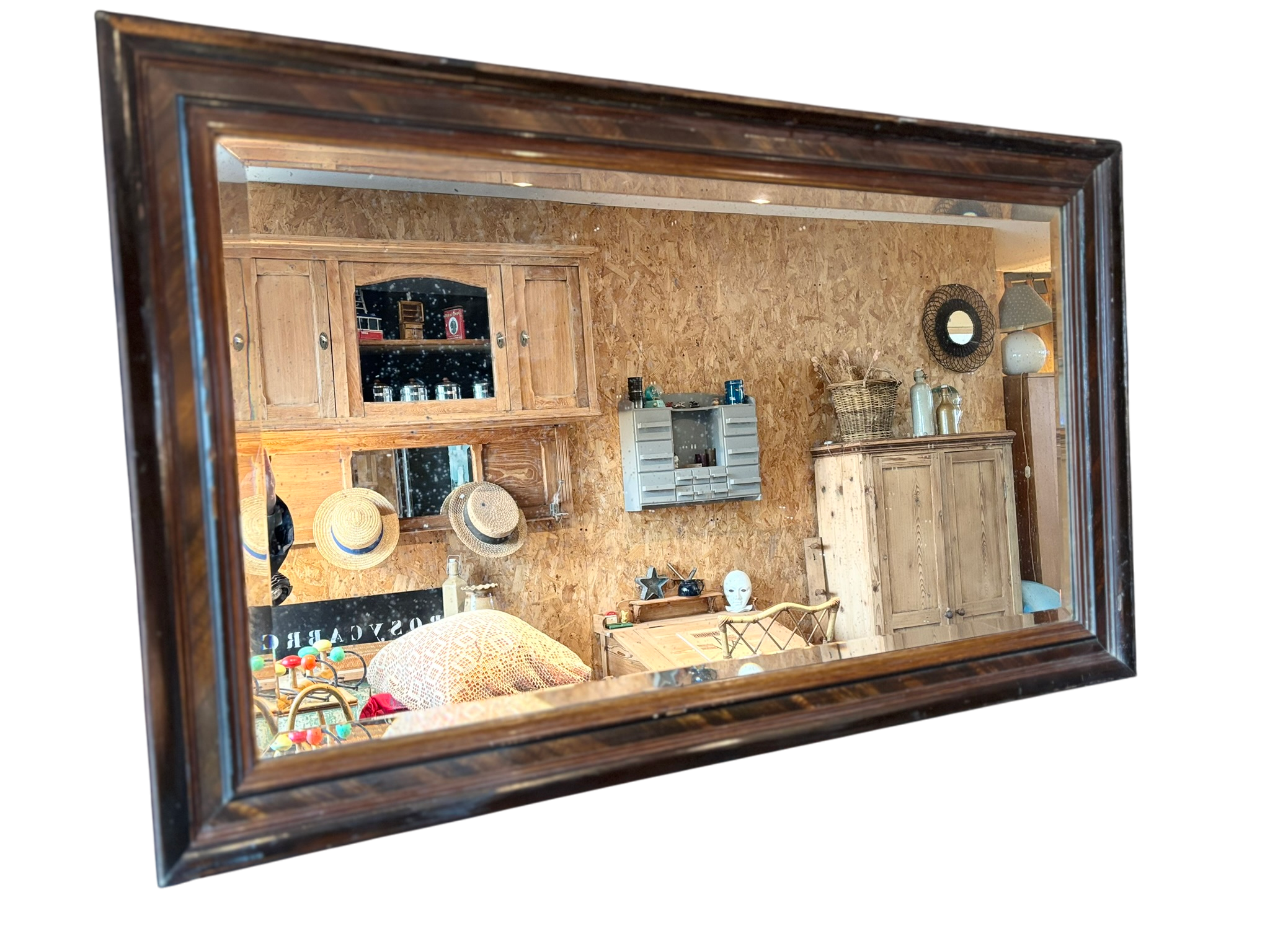Miroir vintage en bois