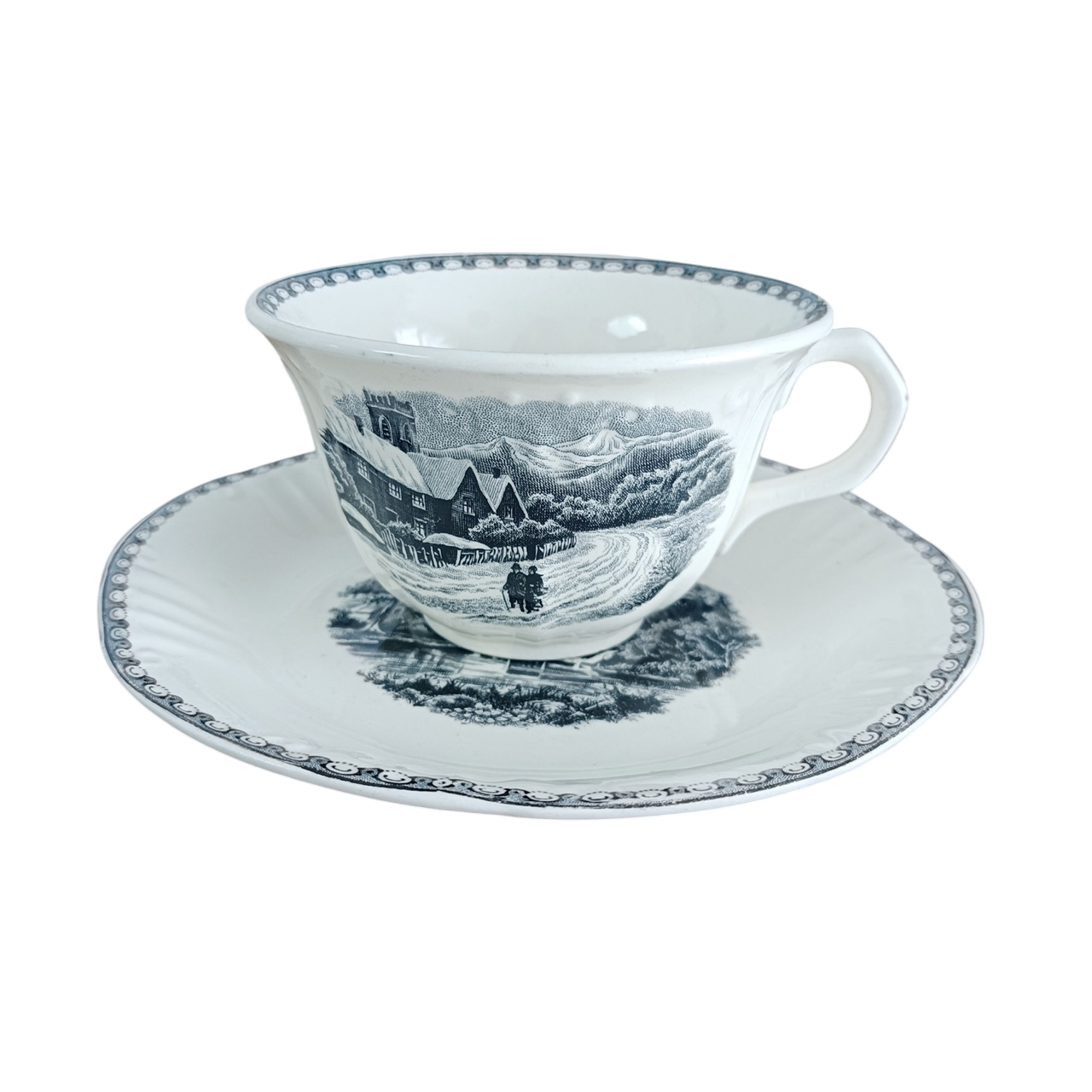 Ensemble de 5 tasses et soucoupes Landscape Maestricht