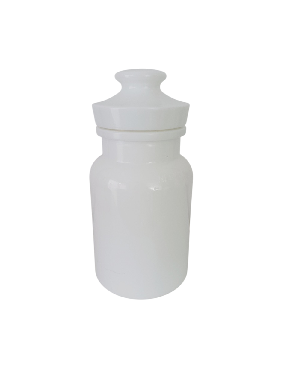 Pot de cuisine en céramique blanche nestlé