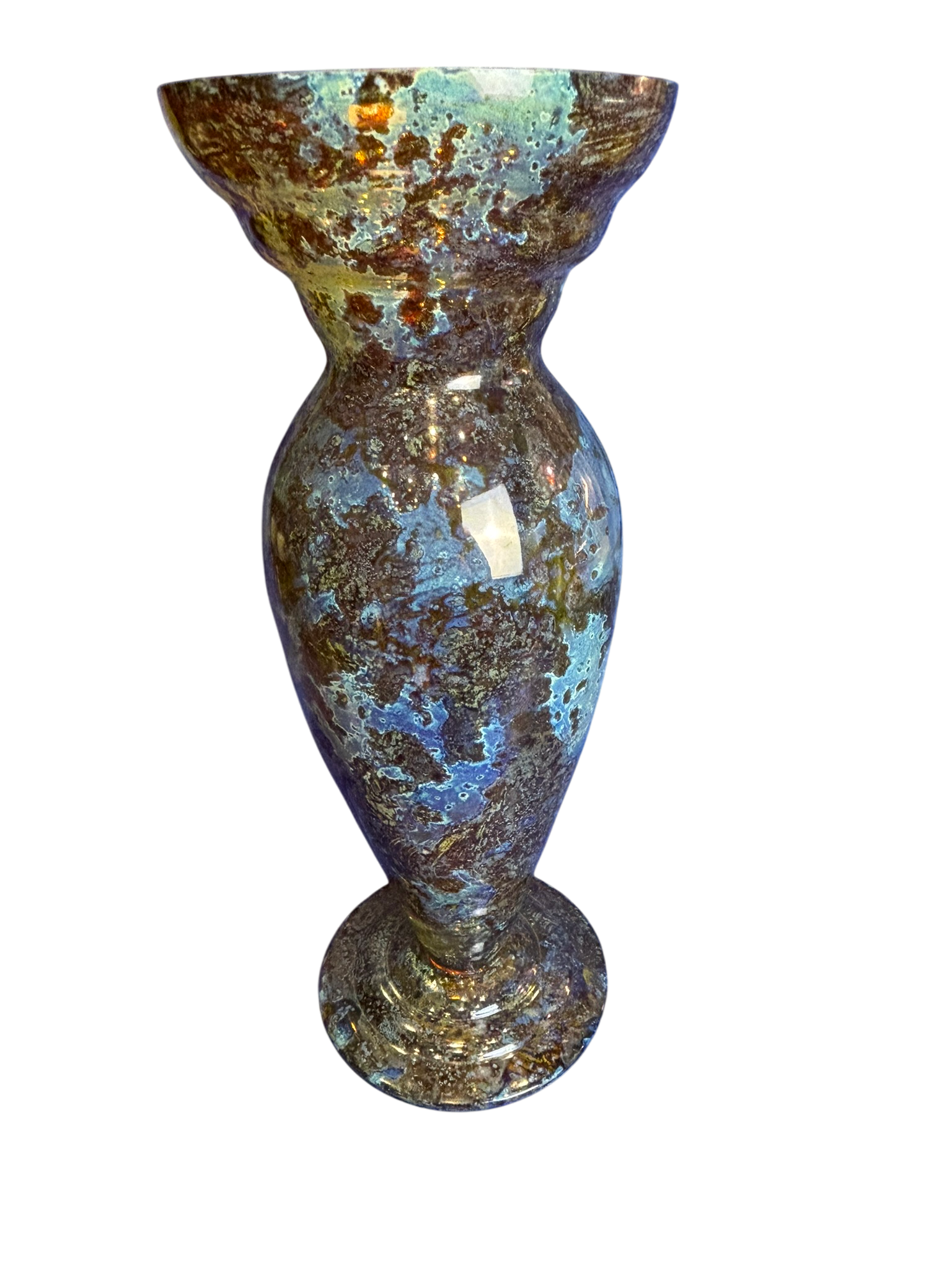 Vase jaune transparent