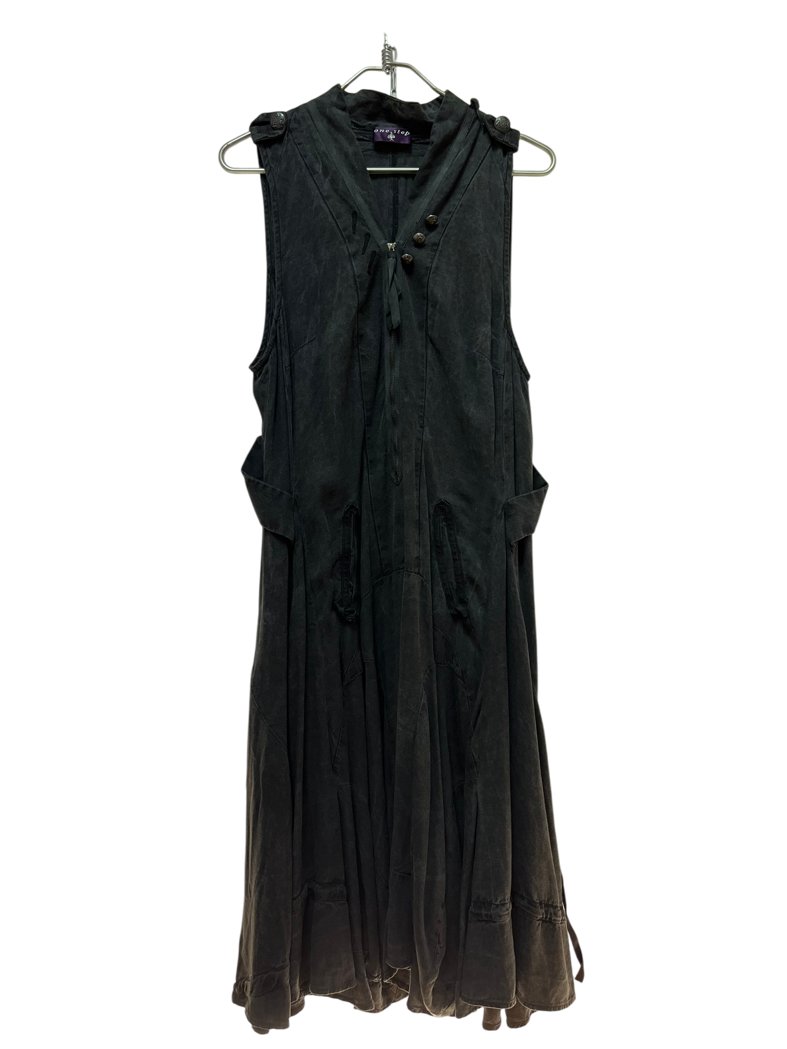 Robe longue grise mi longue One Step T42