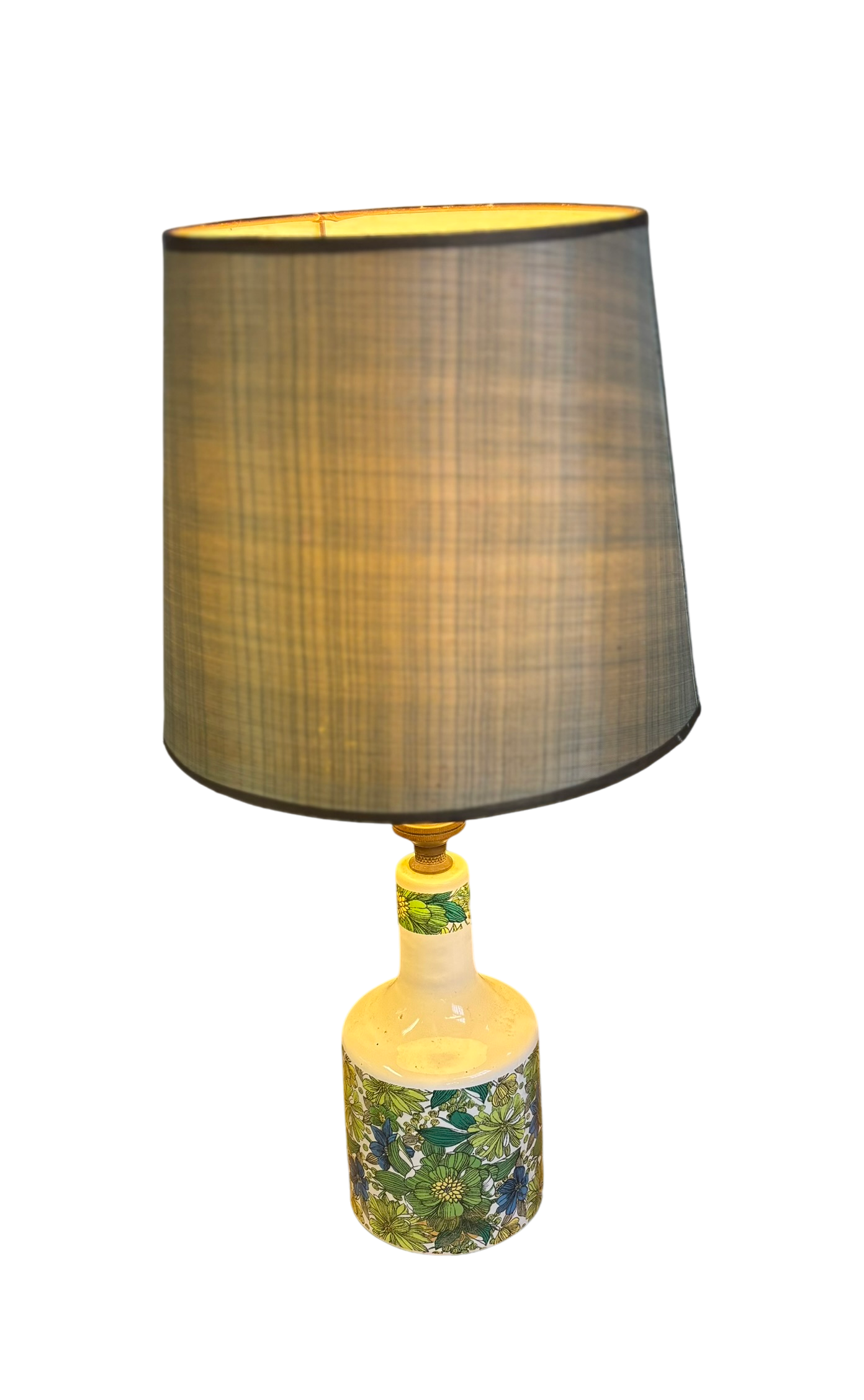 Lampe Acapulco verte abat jour vert Kaki