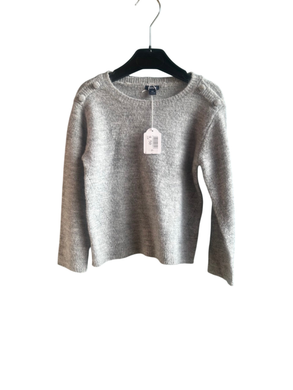 Pull gris Kiabi 6 ans