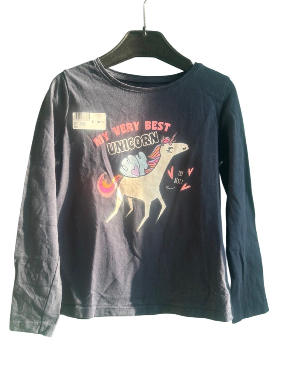 T-shirt licorne enfant 6 ans