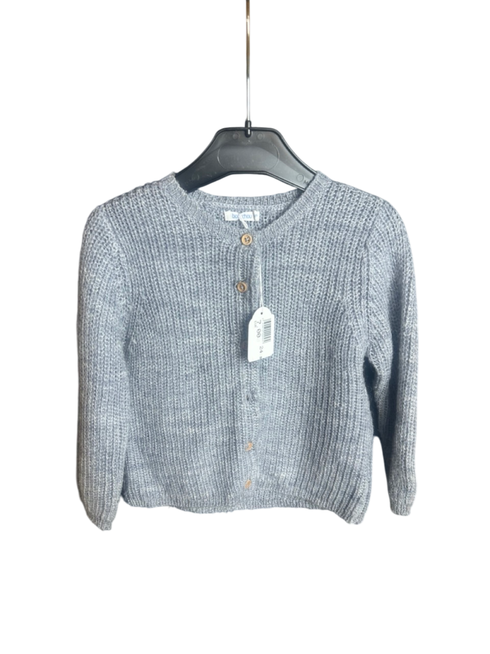 Pull en laine gris 24 mois