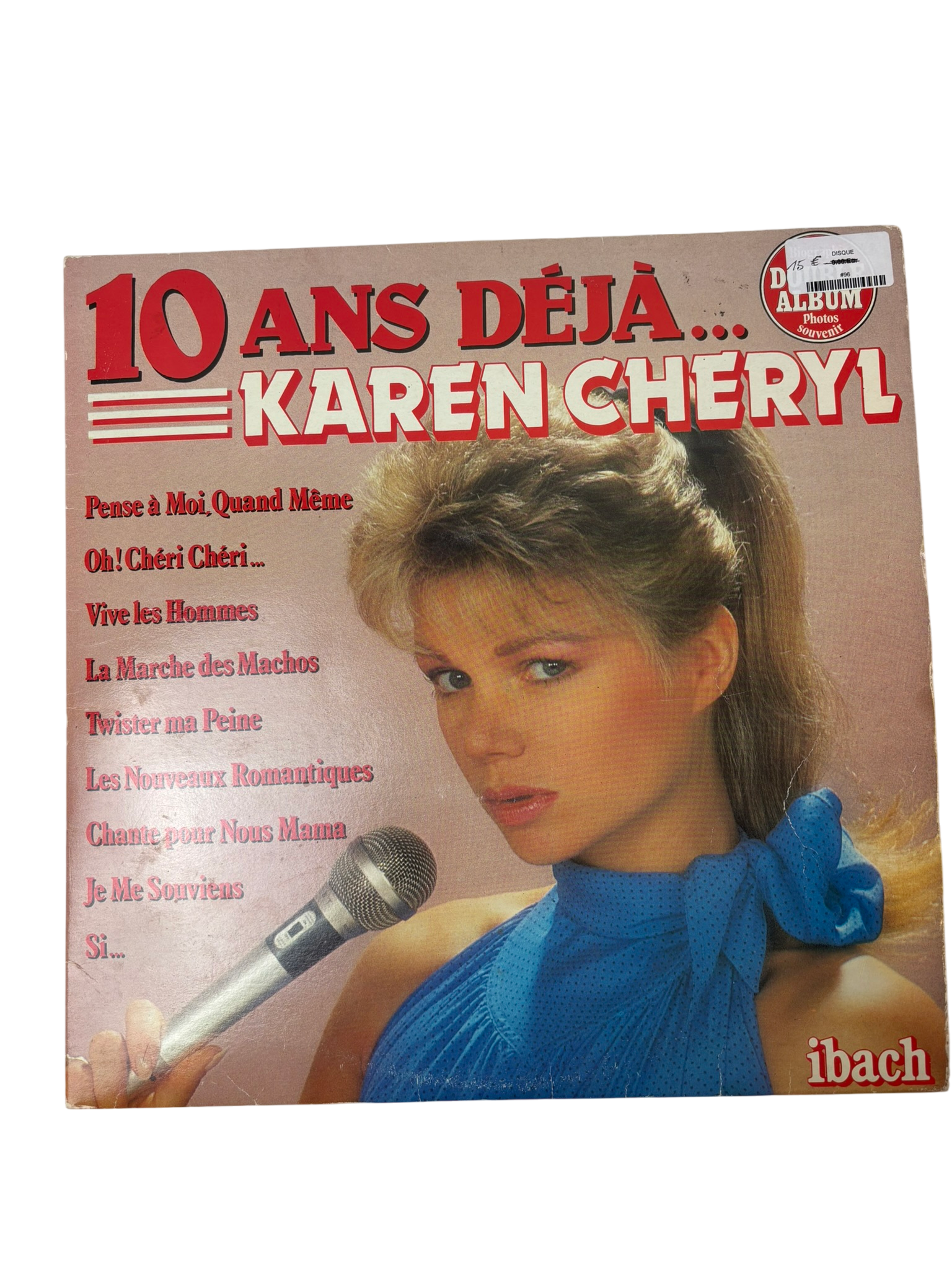 Album vinyle « 10 ans déjà » de Karen Cheryl