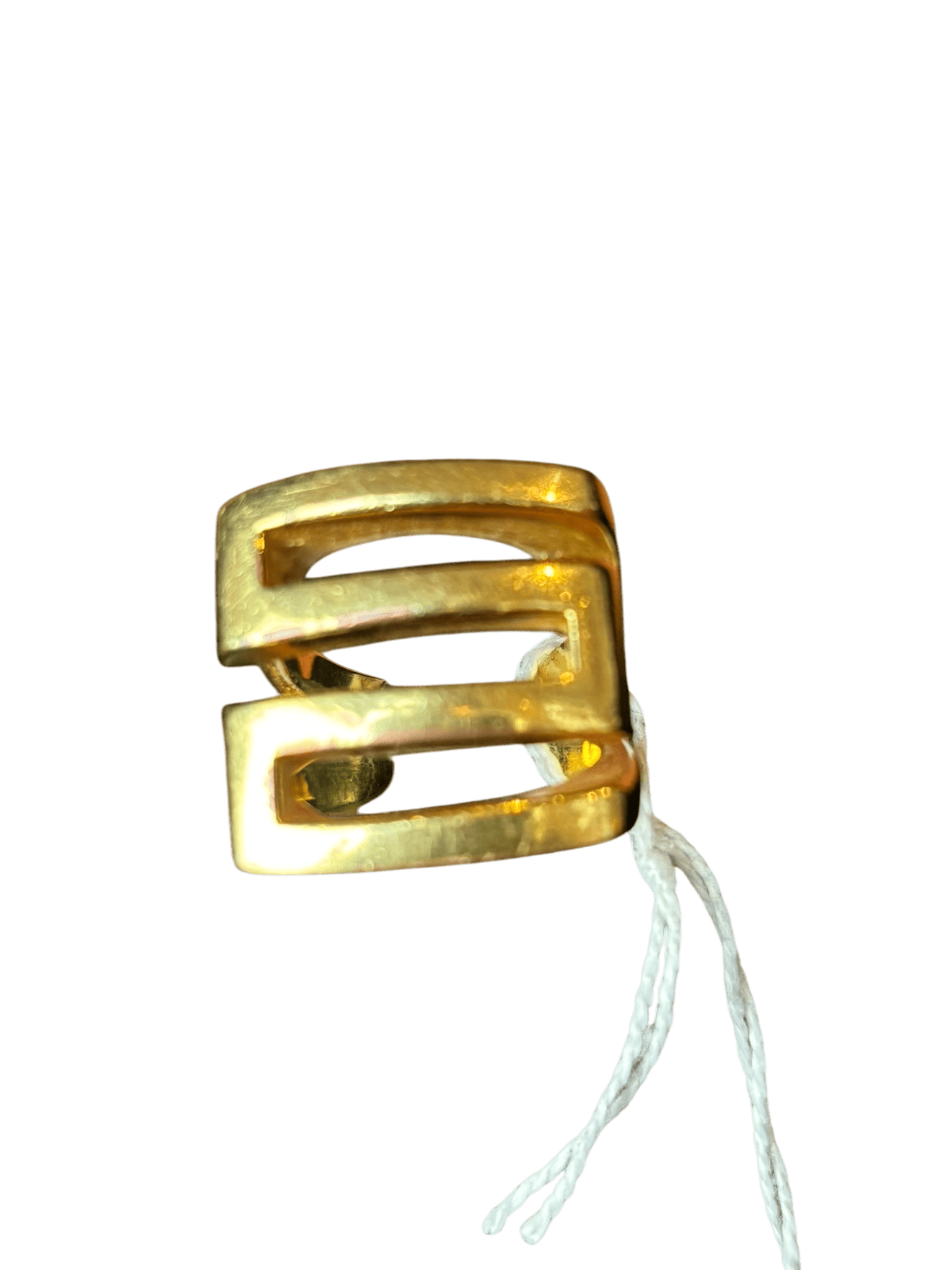 Bague en métal doré