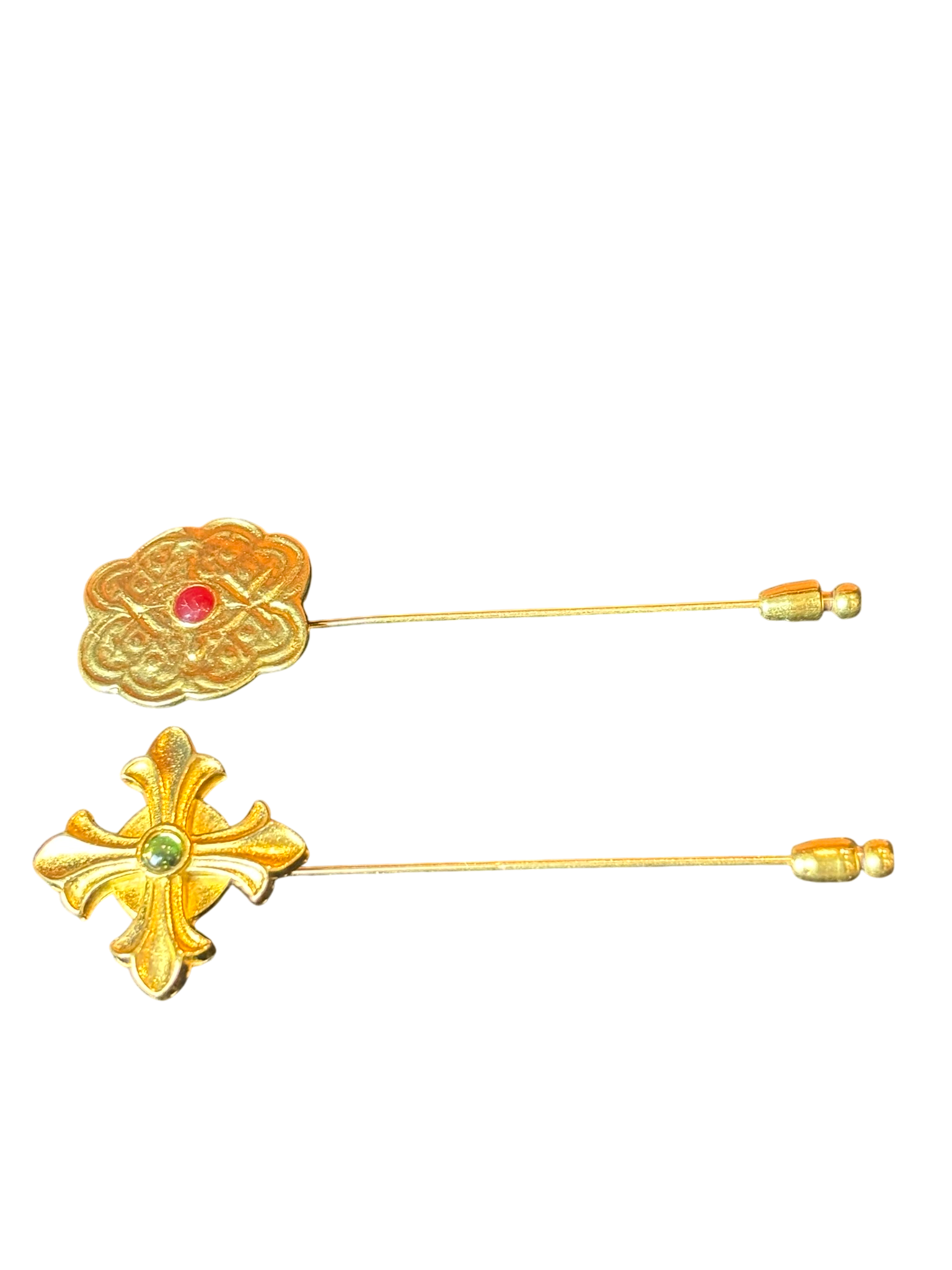 Lot de broches couleur doré