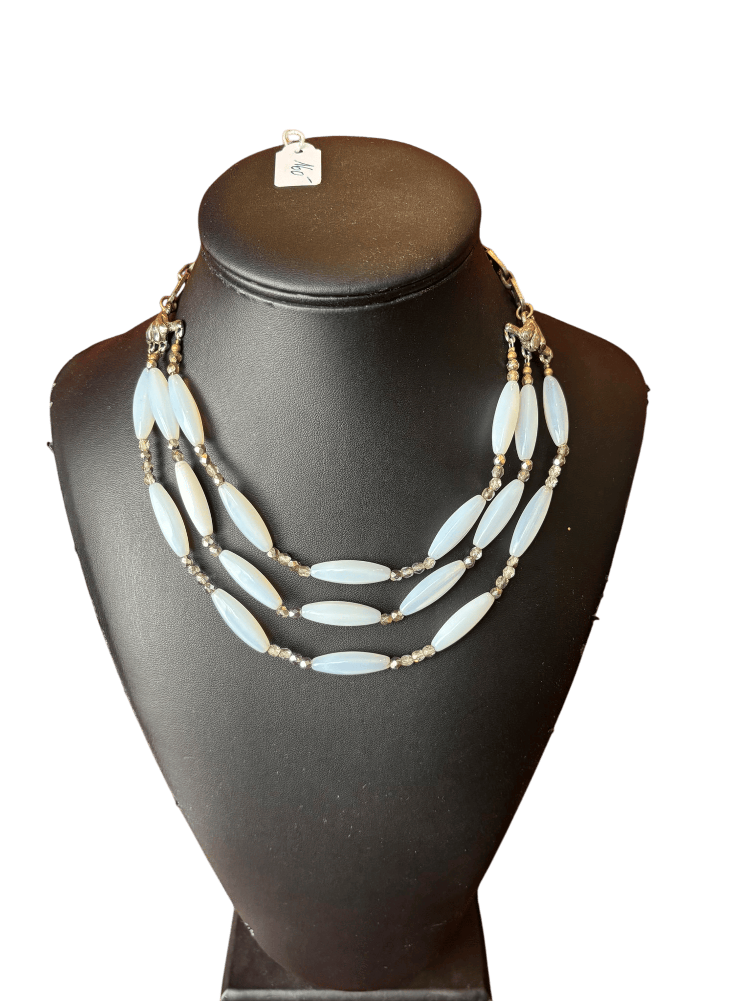 Collier vintage en verre