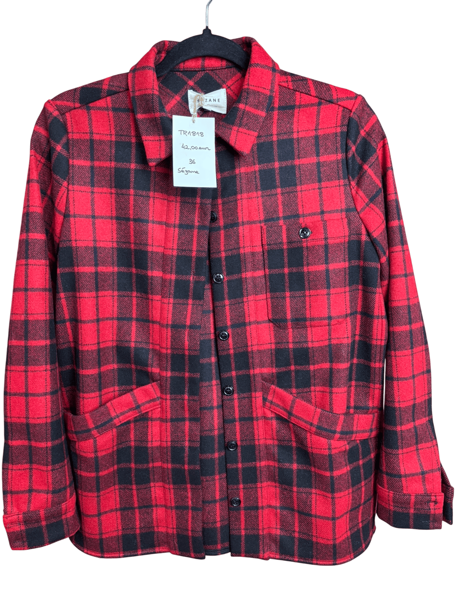 Chemise à carreaux Sézane