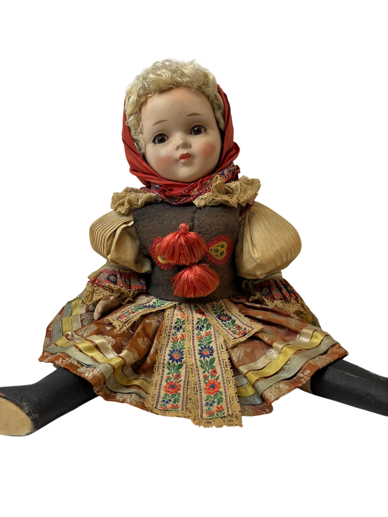 Poupée ancienne en porcelaine