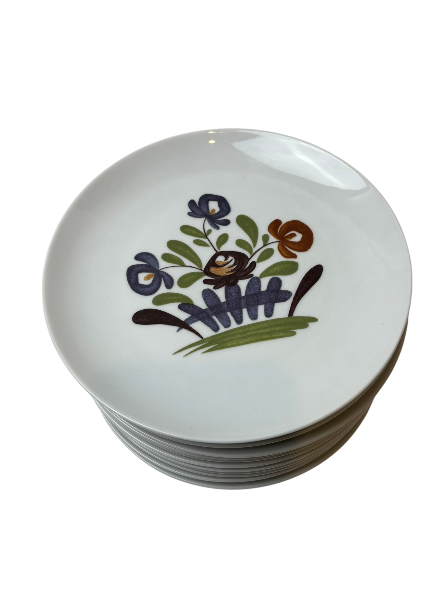 12 Assiettes à dessert Chaumière