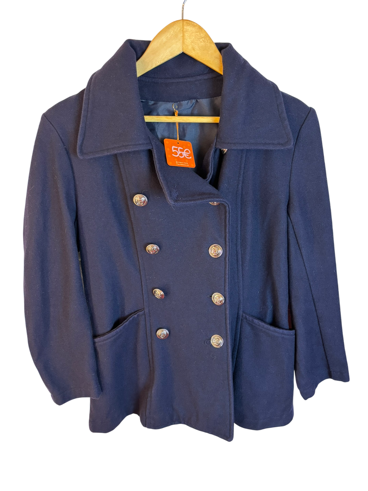 Manteau vintage en laine