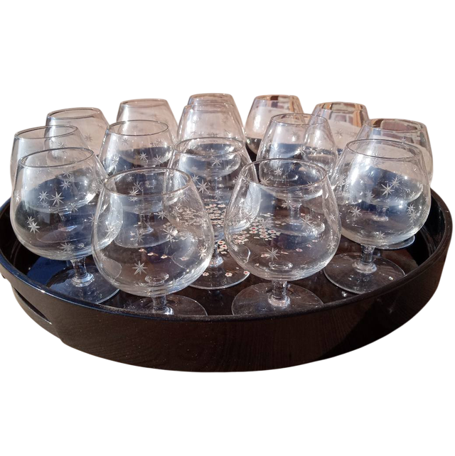 Ensemble de 15 verres ballon Cognac