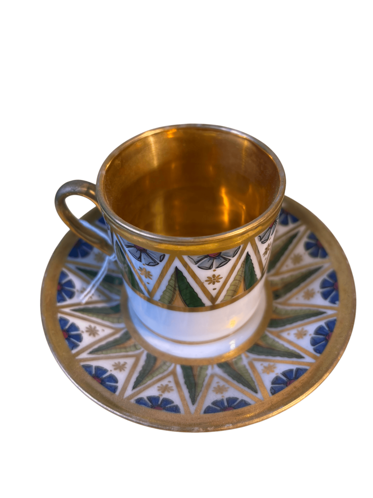 Tasse à café en porcelaine avec soucoupe