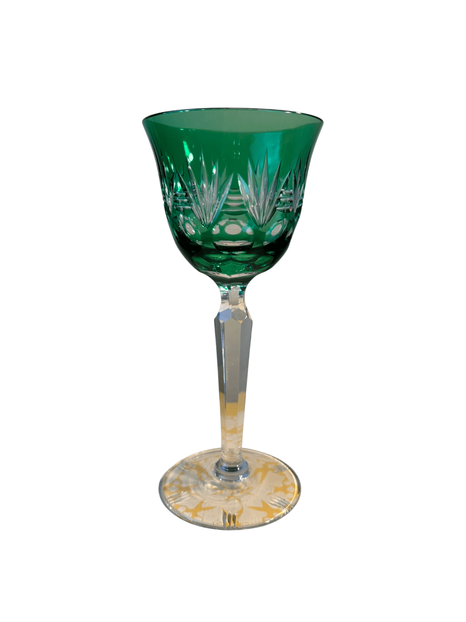 Verre Roemer en cristal taillé