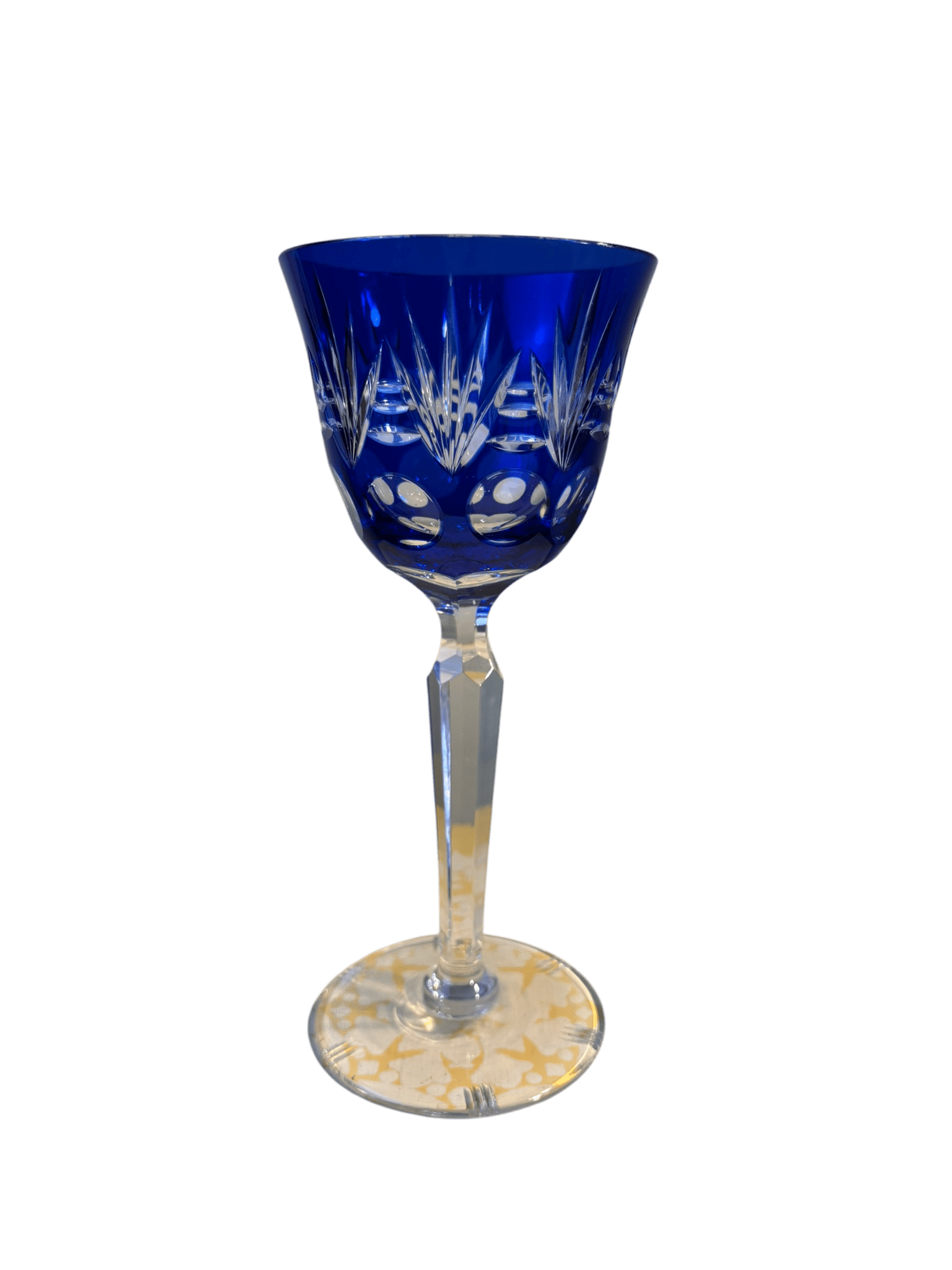 Verre Roemer en cristal taillé