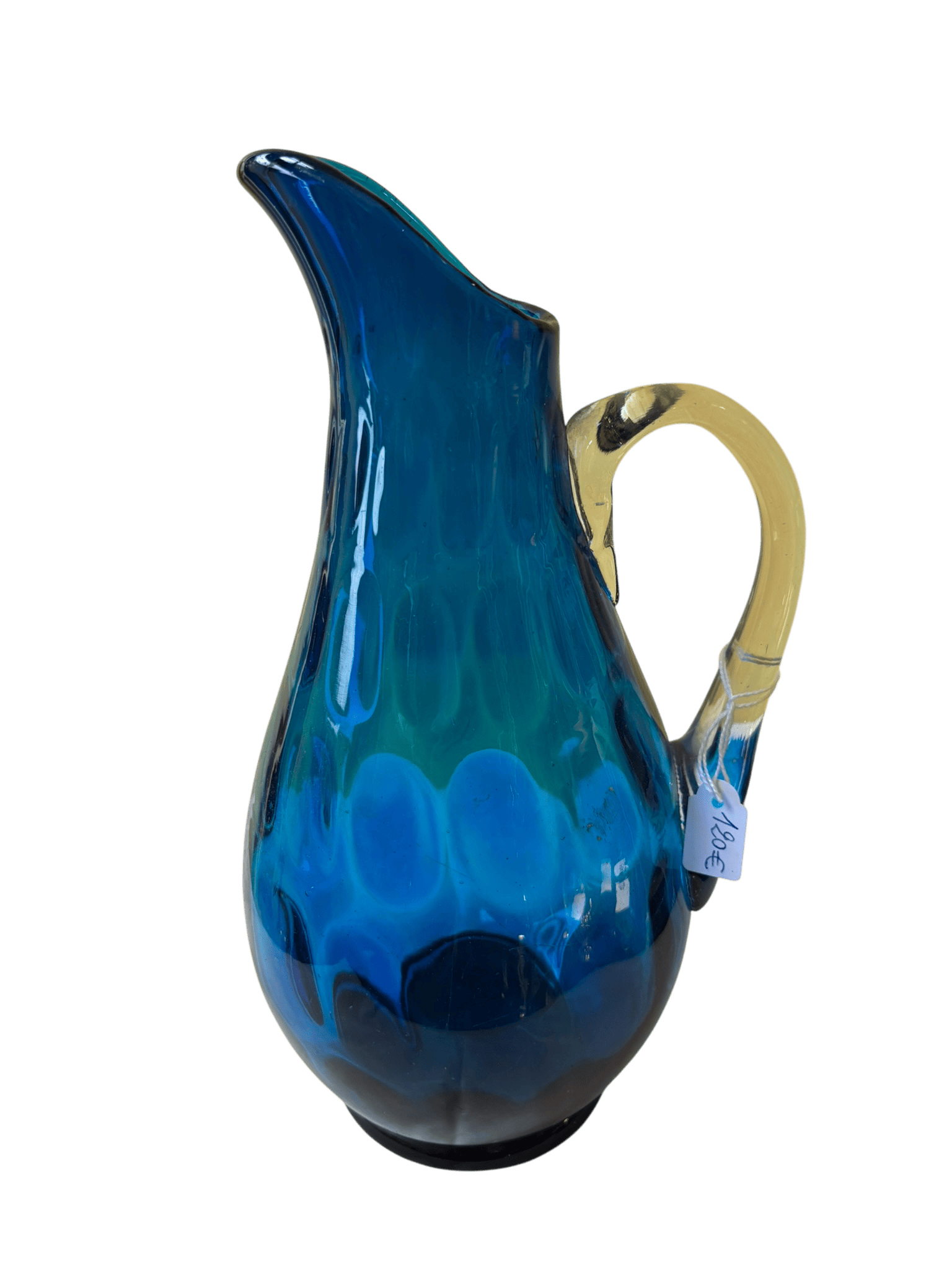 Pichet en verre vintage