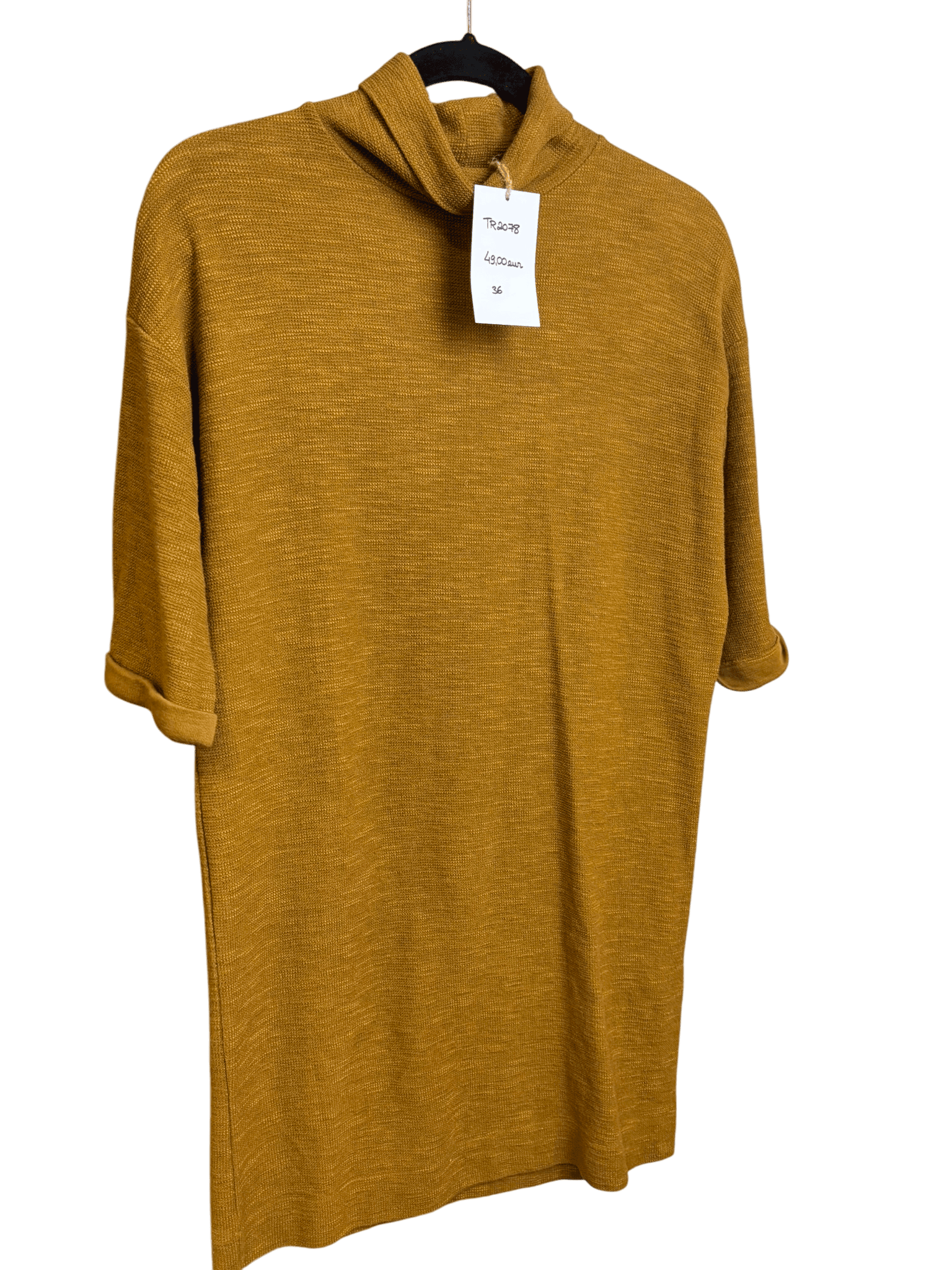 Pull jaune moutarde Sessùn