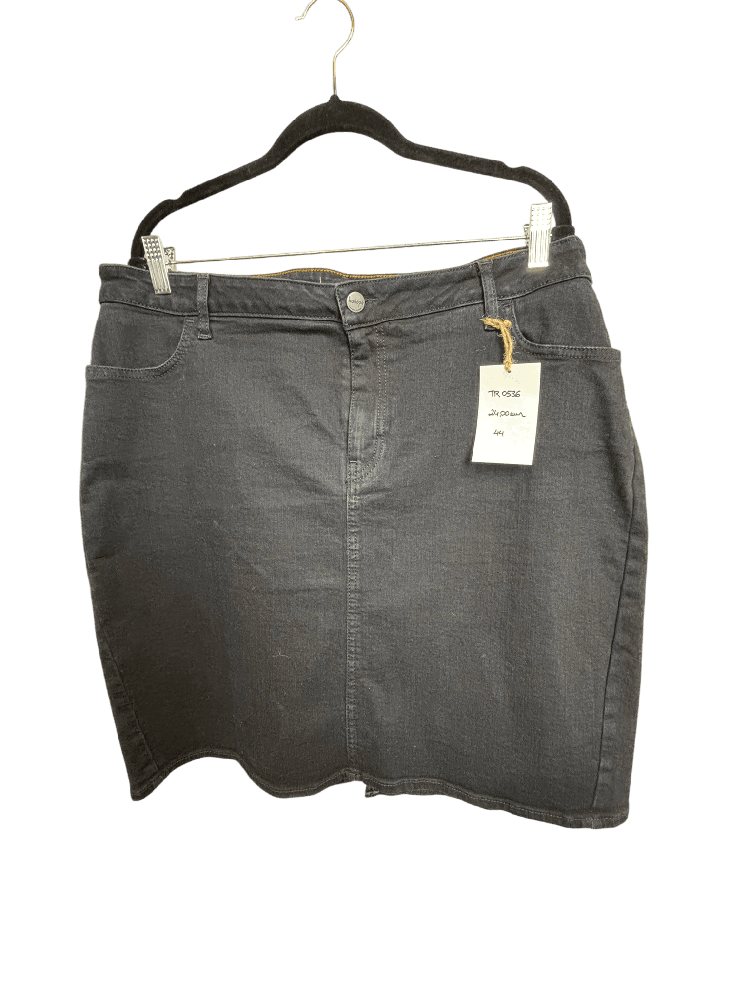 Jupe en denim noire Kanopé