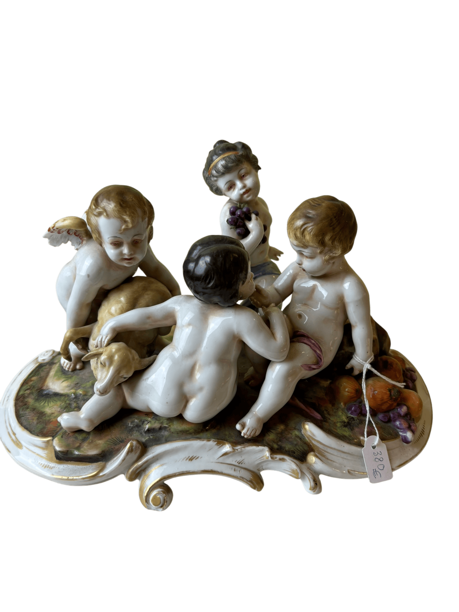 Statue en porcelaine d'enfants