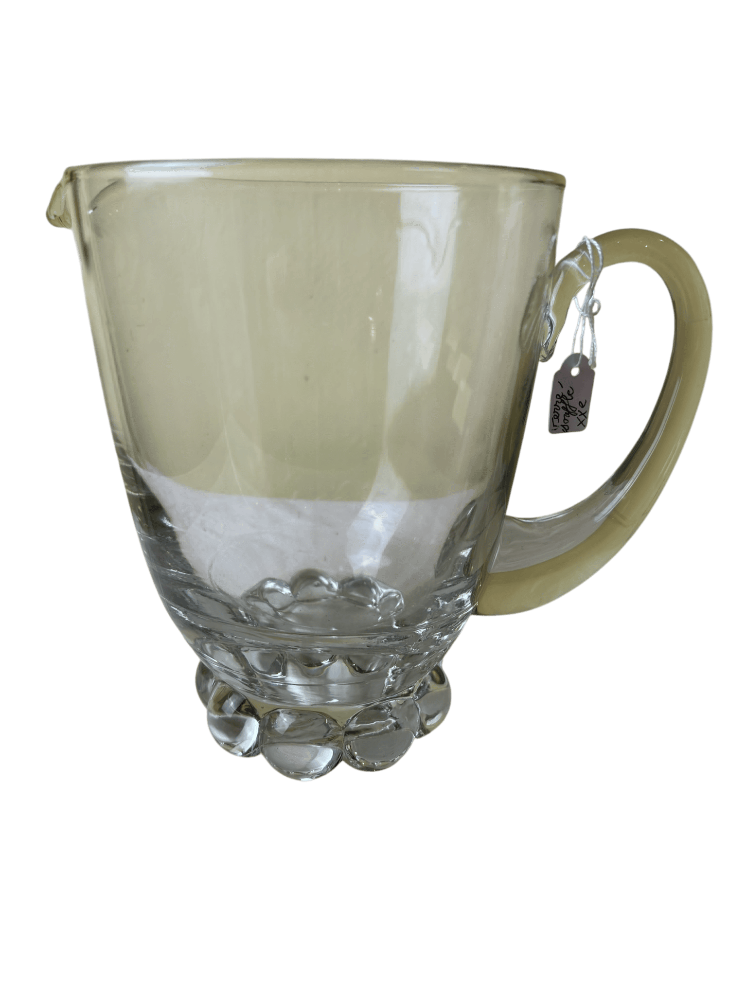 Carafe en verre soufflé